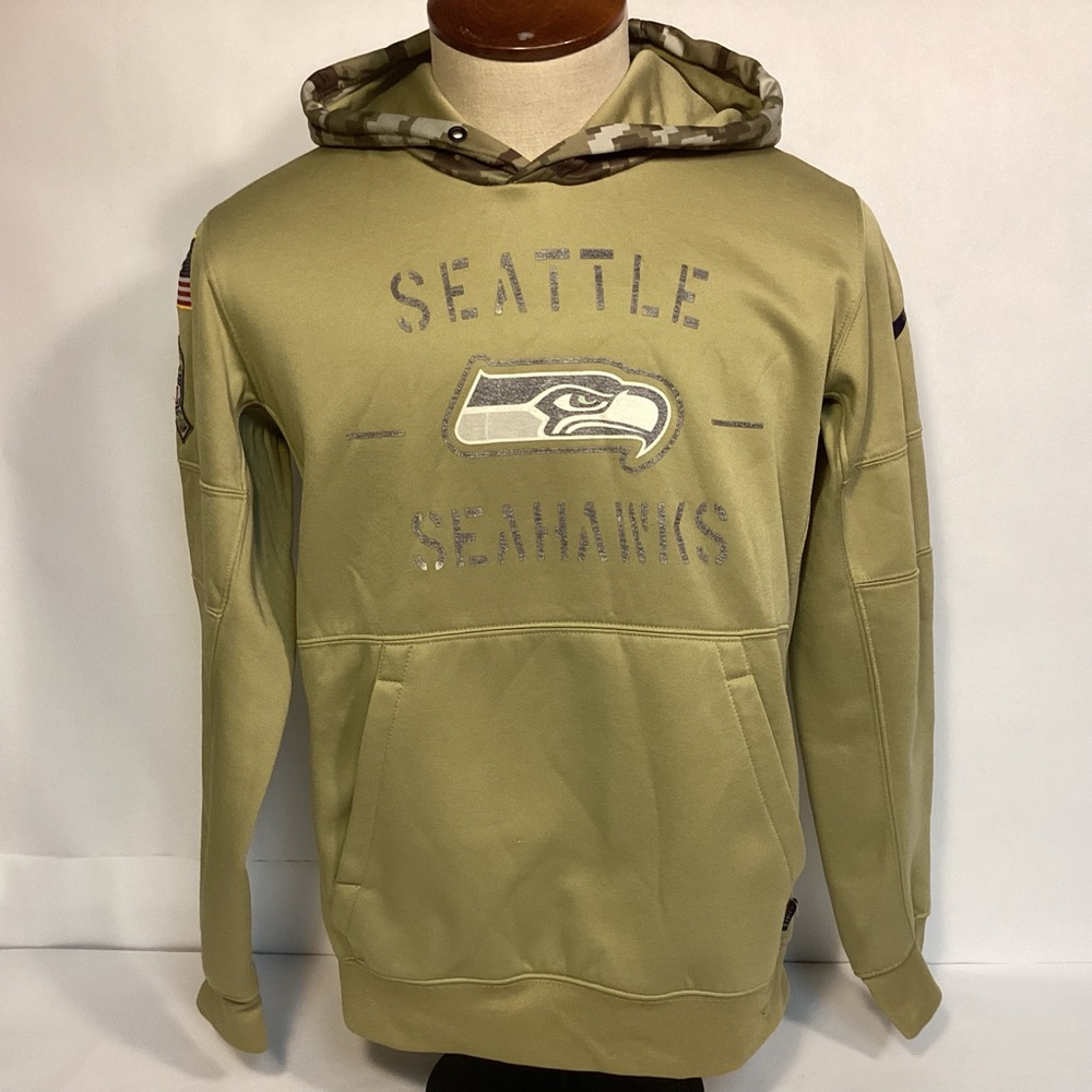 Nike Salute to Service Seattle Seahawks Hoodie size small number 3 Wilson